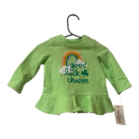 Cat & Jack St. Patrick’s Day Rainbow Top - Picture 1 of 4